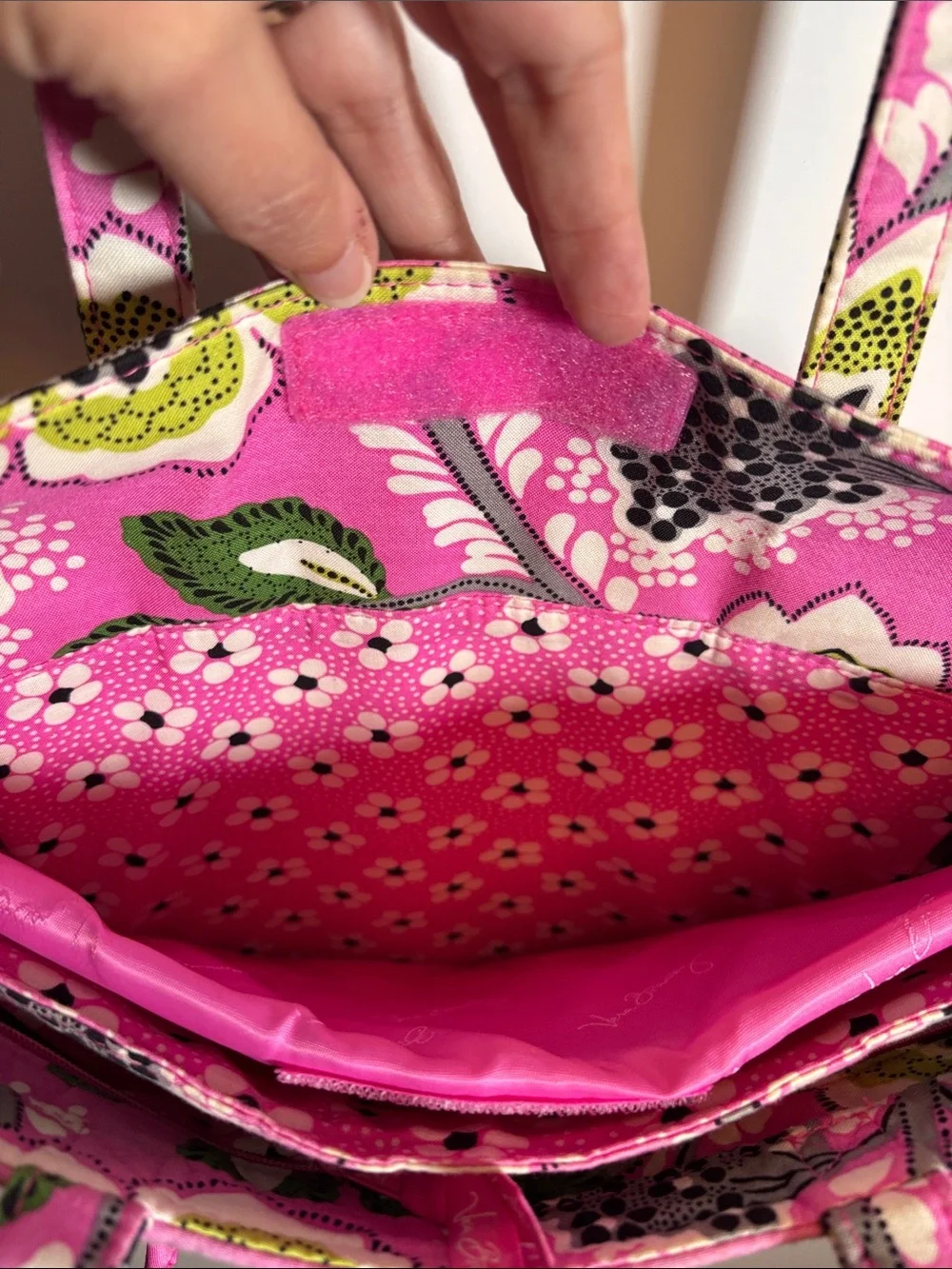 Vera Bradley Priscilla Checkpoint Friendly Laptop Travel Tote